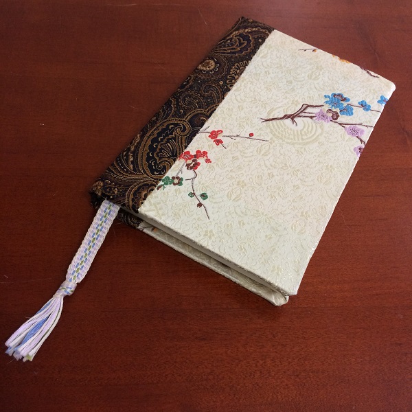 Beautiful hand-bound and handmade journal, made and photo taken by The Caroligian Realm