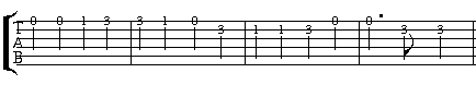 Guitar Tablature